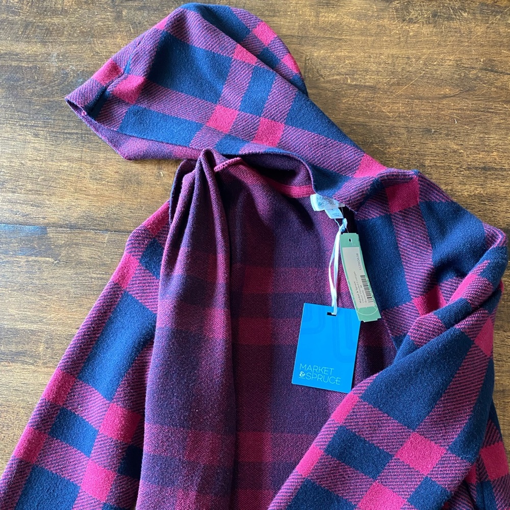 Plaid cardigan